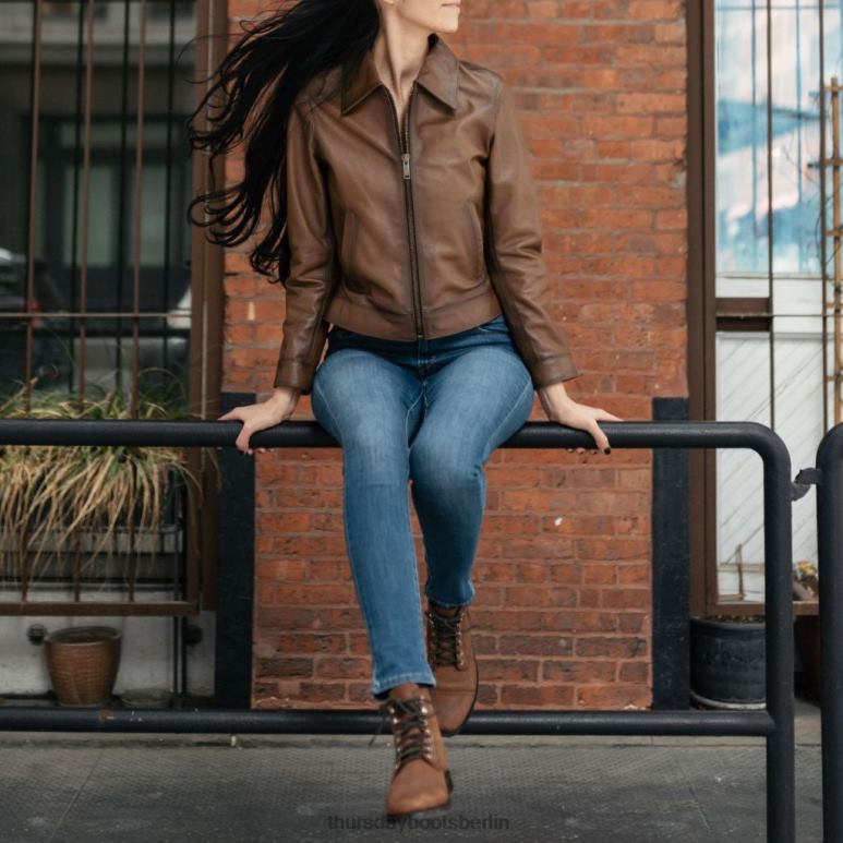 Thursday Boots Edition-Jacke Frauen DLHT496 Kleidung Nussbaum