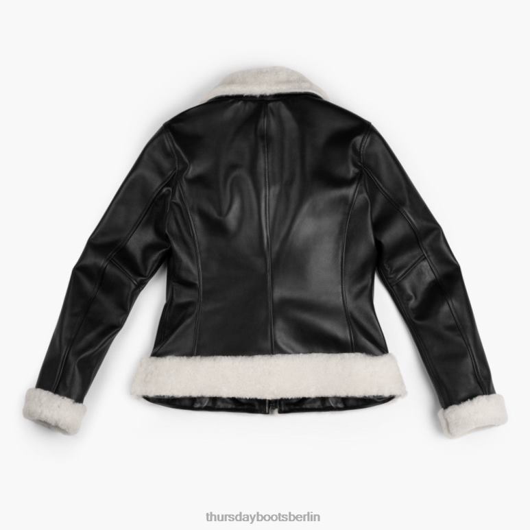 Thursday Boots Fliegerjacke Frauen DLHT497 Kleidung Schwarz