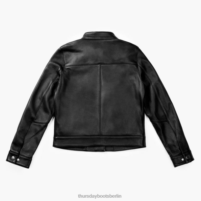 Thursday Boots Racer-Jacke Frauen DLHT491 Kleidung Schwarz