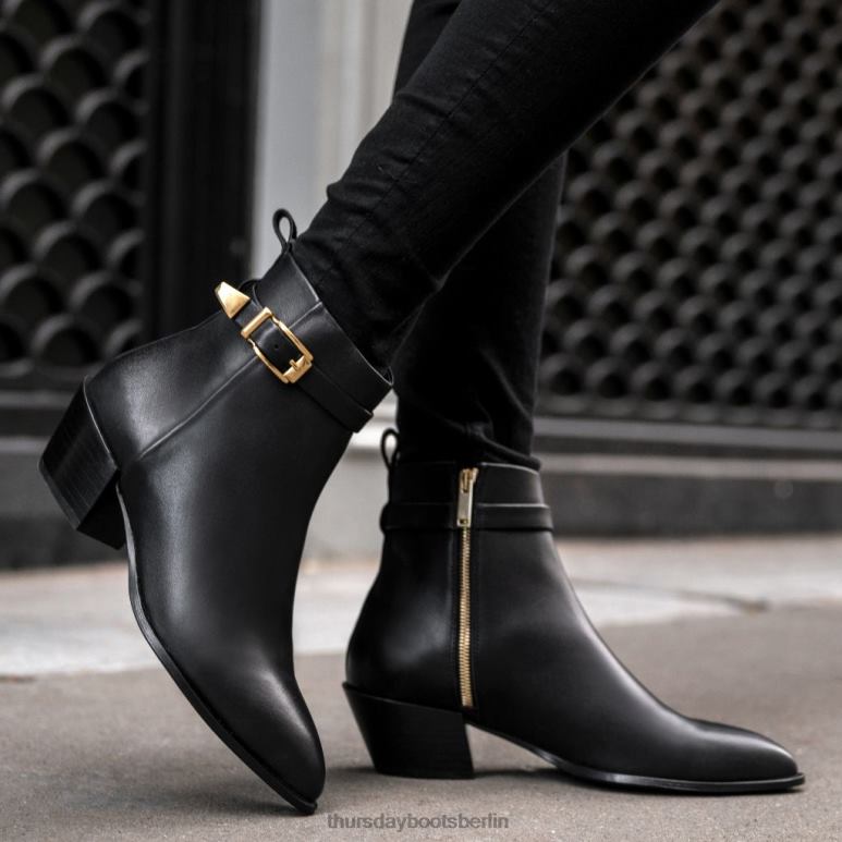 Thursday Boots Charme Frauen DLHT432 Schuhe Schwarz