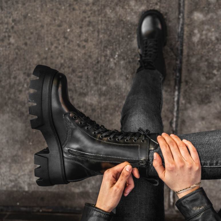 Thursday Boots Dynastie Frauen DLHT410 Schuhe Schwarz