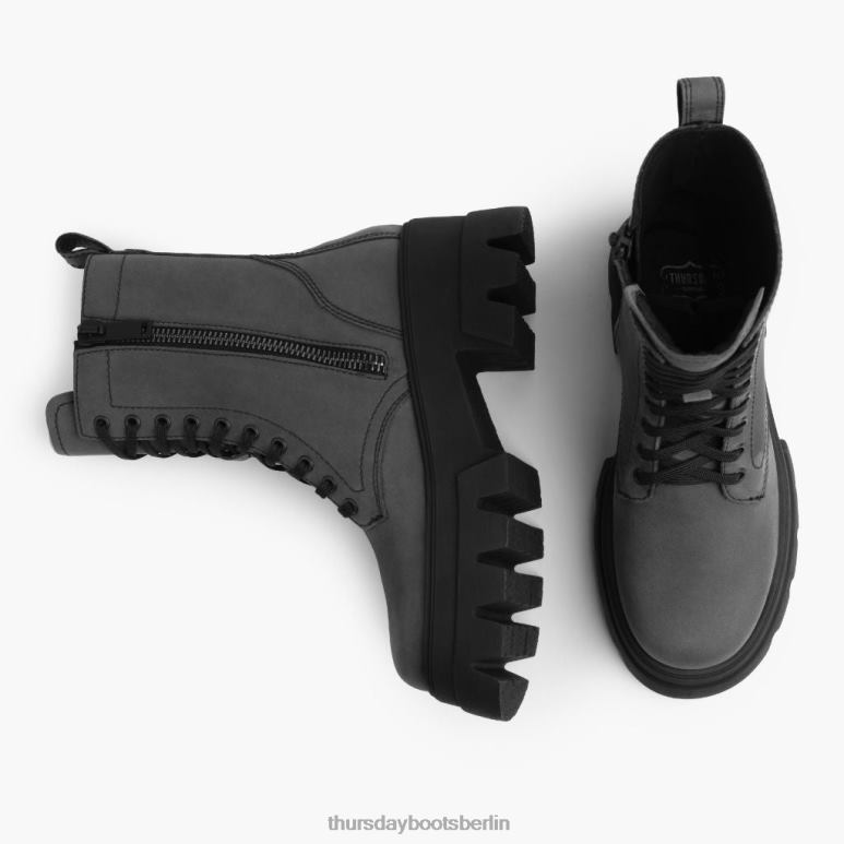 Thursday Boots Dynastie Frauen DLHT411 Schuhe grau matt