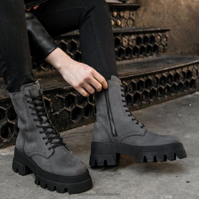 Thursday Boots Dynastie Frauen DLHT411 Schuhe grau matt