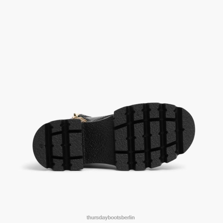 Thursday Boots Dynastie Frauen DLHT413 Schuhe schwarzes Gold