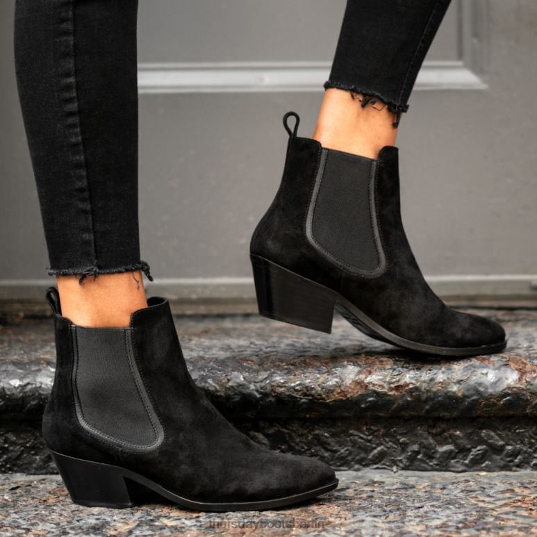 Thursday Boots Herzogin Bootie Frauen DLHT335 Schuhe Schwarz