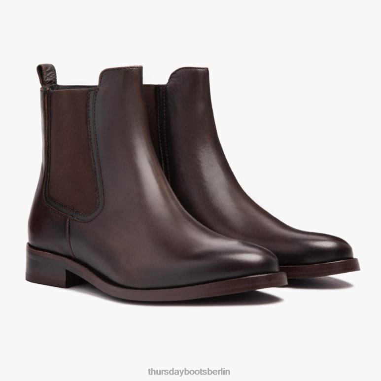 Thursday Boots Herzogin Frauen DLHT332 Schuhe schwarzer Kaffee