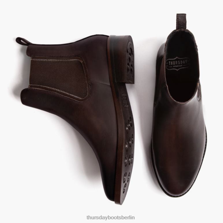 Thursday Boots Herzogin Frauen DLHT332 Schuhe schwarzer Kaffee