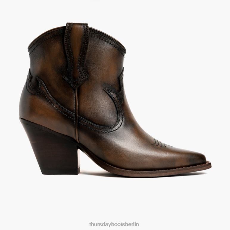 Thursday Boots Indio Frauen DLHT443 Schuhe Cafe