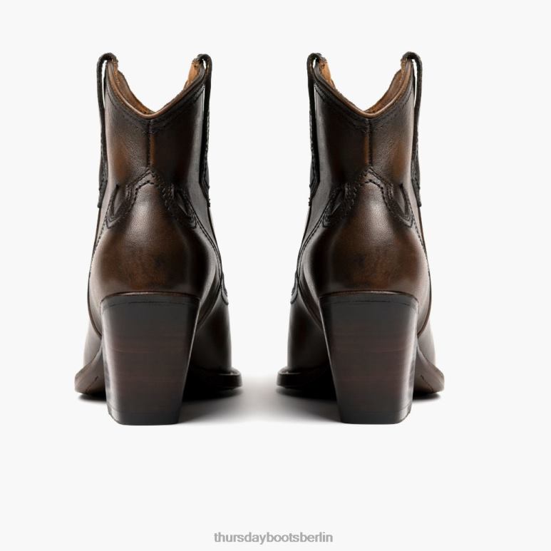 Thursday Boots Indio Frauen DLHT443 Schuhe Cafe