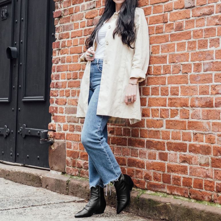 Thursday Boots Juwel Frauen DLHT433 Schuhe Schwarz