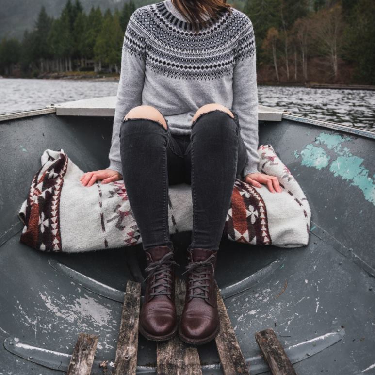 Thursday Boots Kapitän Frauen DLHT356 Schuhe braun