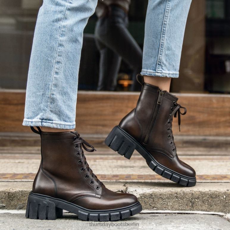 Thursday Boots Koda Frauen DLHT365 Schuhe dunkles Anejo