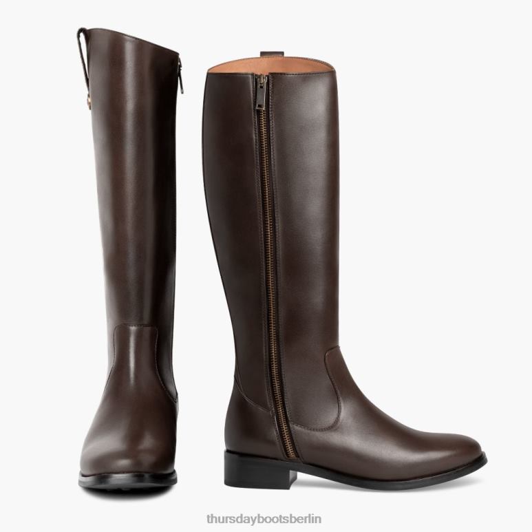 Thursday Boots Krone Frauen DLHT401 Schuhe dunkelbraun