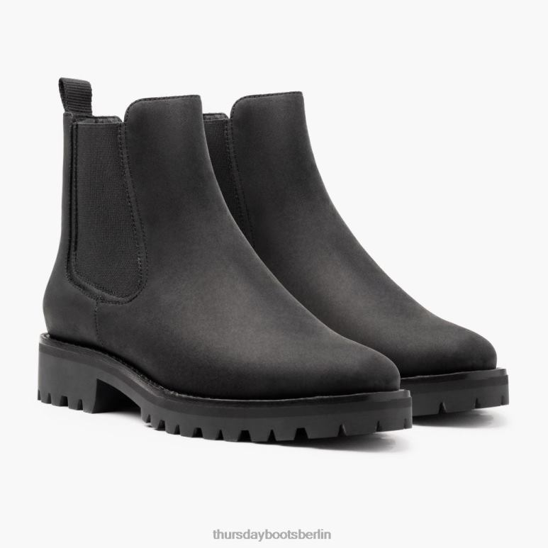 Thursday Boots Legende Frauen DLHT338 Schuhe schwarz matt