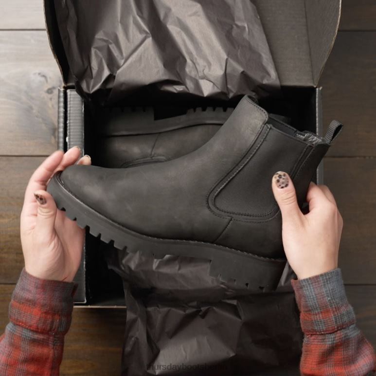 Thursday Boots Legende Frauen DLHT338 Schuhe schwarz matt