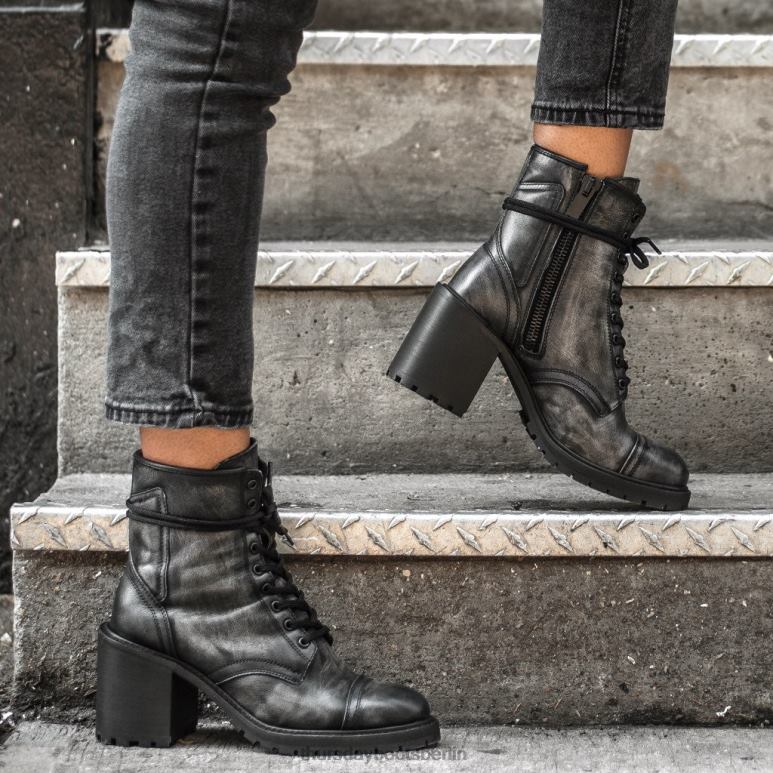 Thursday Boots Rebell Frauen DLHT406 Schuhe Distressed-Grau