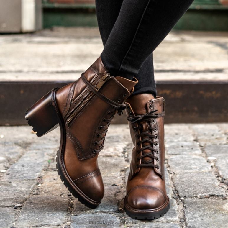 Thursday Boots Rebell Frauen DLHT408 Schuhe Nussbaum
