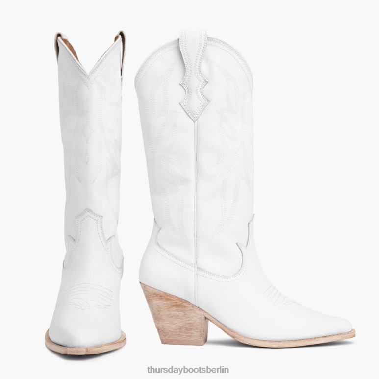 Thursday Boots Rodeo Frauen DLHT389 Schuhe Weiß
