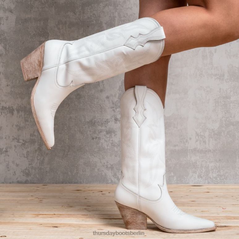 Thursday Boots Rodeo Frauen DLHT389 Schuhe Weiß