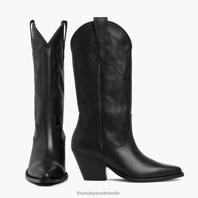 Thursday Boots Rodeo Frauen DLHT390 Schuhe Schwarz