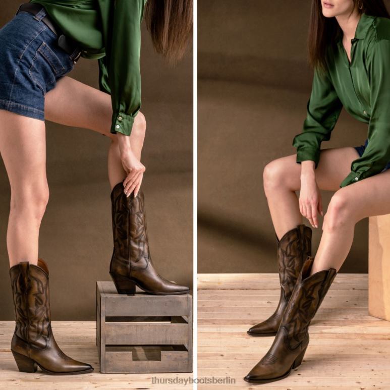 Thursday Boots Rodeo Frauen DLHT391 Schuhe anejo