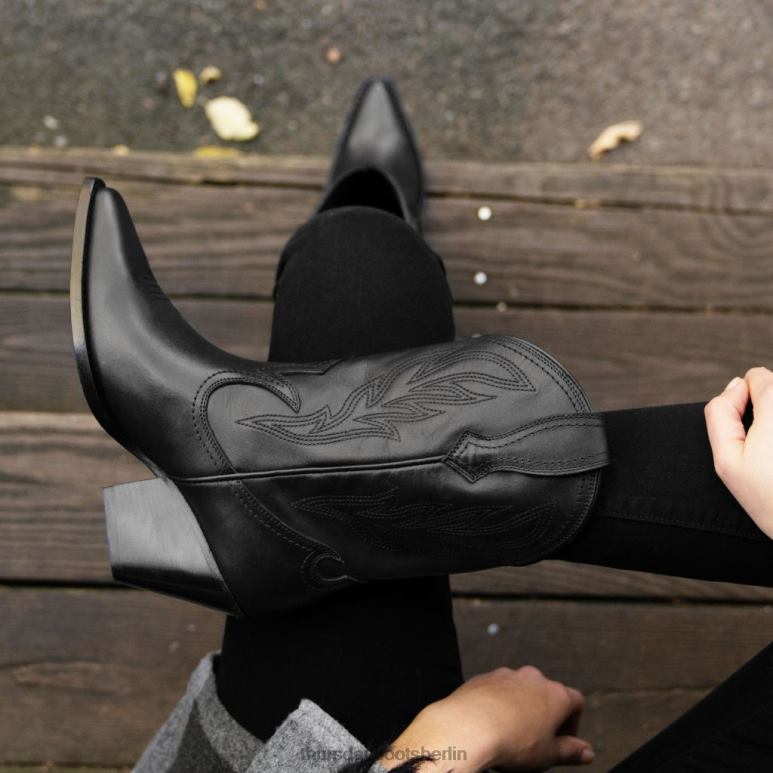 Thursday Boots Sierra Frauen DLHT394 Schuhe Schwarz