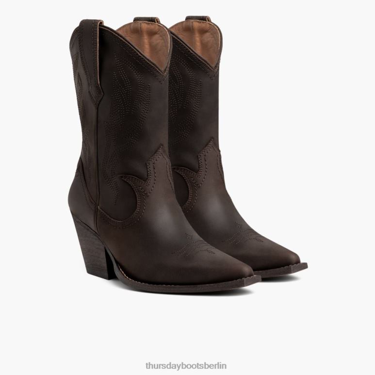 Thursday Boots Sierra Frauen DLHT395 Schuhe Tabak