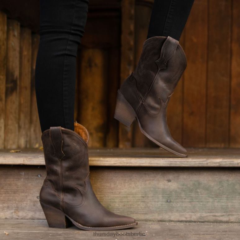 Thursday Boots Sierra Frauen DLHT395 Schuhe Tabak