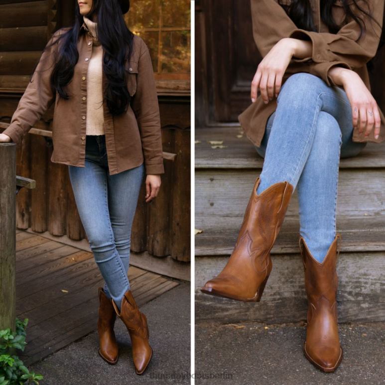 Thursday Boots Sierra Frauen DLHT396 Schuhe bräunen