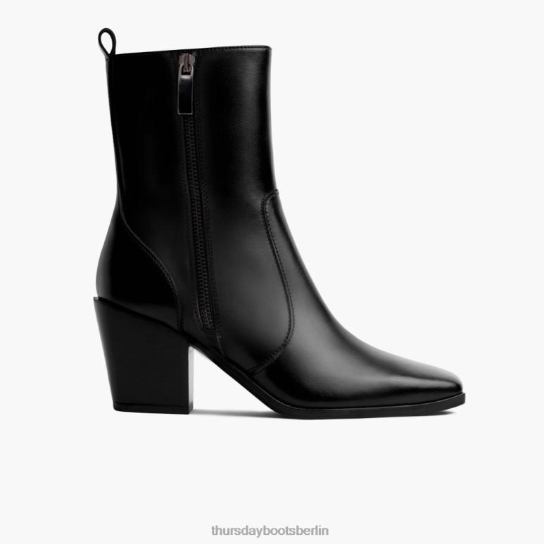 Thursday Boots Soho-Reißverschluss Frauen DLHT429 Schuhe Schwarz