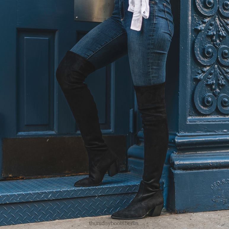 Thursday Boots Sturm Frauen DLHT445 Schuhe Schwarz