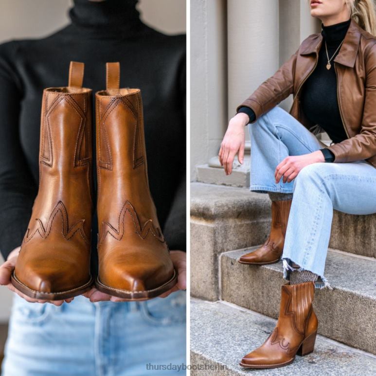 Thursday Boots Symbol Frauen DLHT440 Schuhe bräunen