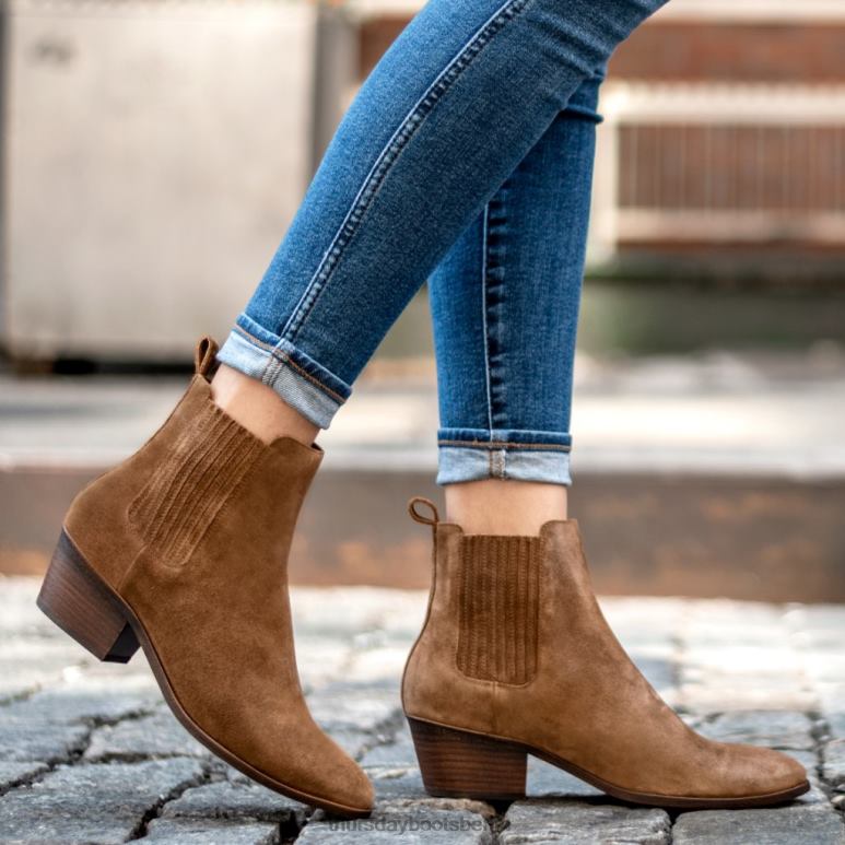 Thursday Boots Träumer-Bootie Frauen DLHT378 Schuhe goldbraun