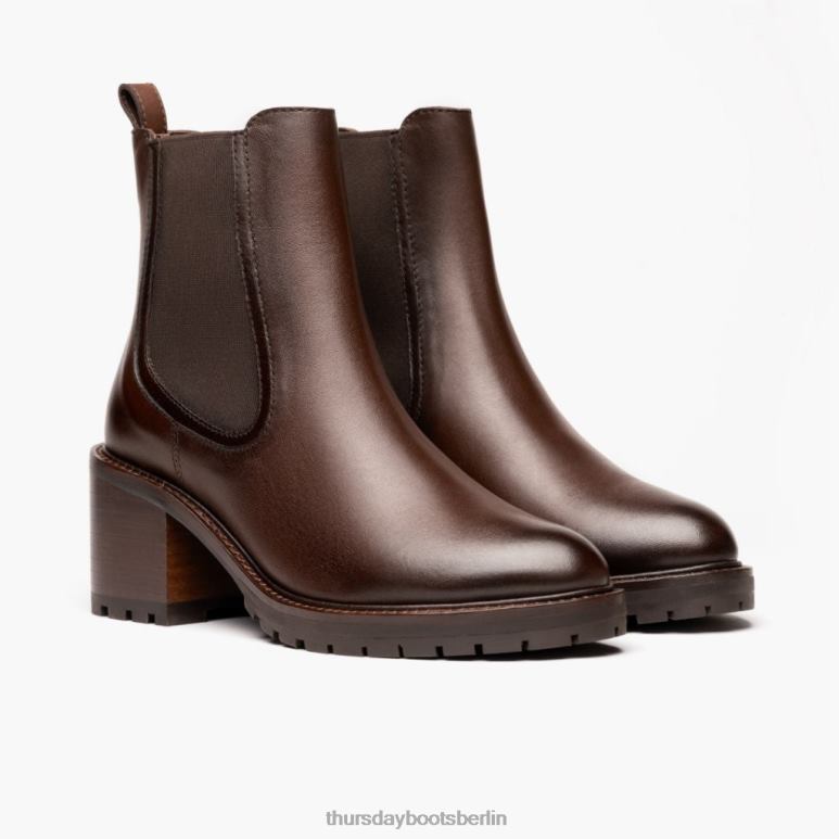 Thursday Boots ausschlagen Frauen DLHT344 Schuhe Schokolade