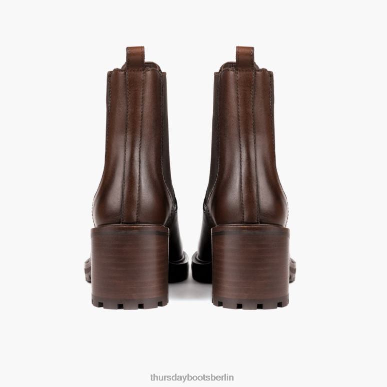 Thursday Boots ausschlagen Frauen DLHT344 Schuhe Schokolade