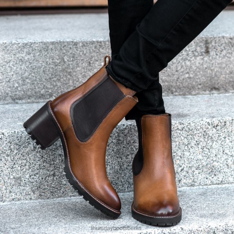 Thursday Boots ausschlagen Frauen DLHT345 Schuhe Toffee