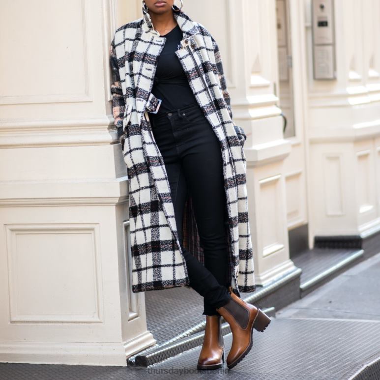 Thursday Boots ausschlagen Frauen DLHT345 Schuhe Toffee