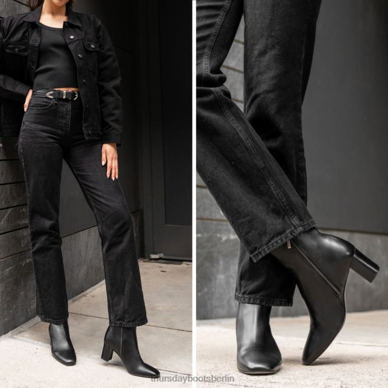 Thursday Boots hoher Standard Frauen DLHT388 Schuhe Schwarz