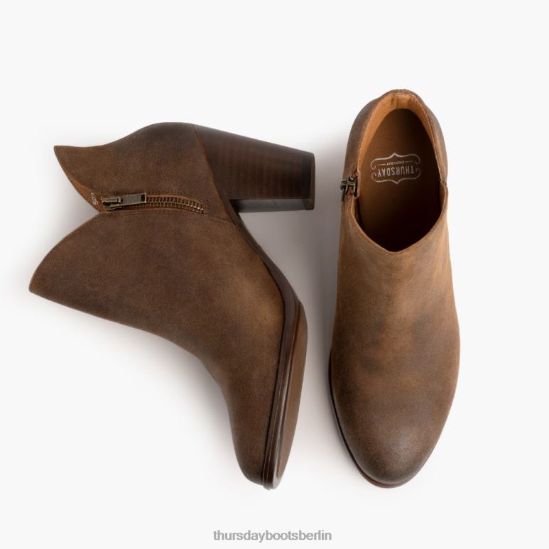 Thursday Boots uptown Frauen DLHT386 Schuhe kastanienbraun