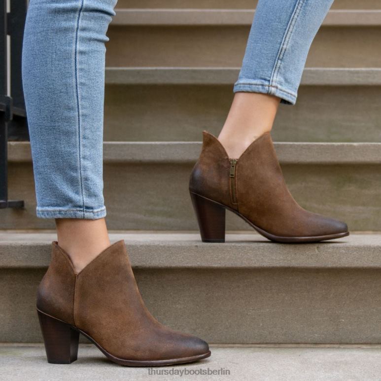 Thursday Boots uptown Frauen DLHT386 Schuhe kastanienbraun