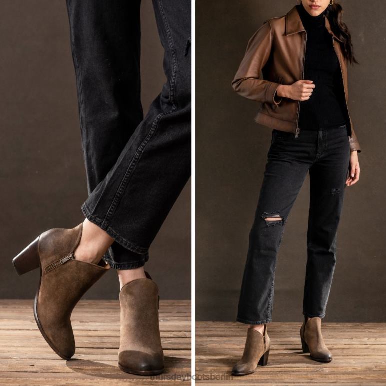 Thursday Boots uptown Frauen DLHT386 Schuhe kastanienbraun