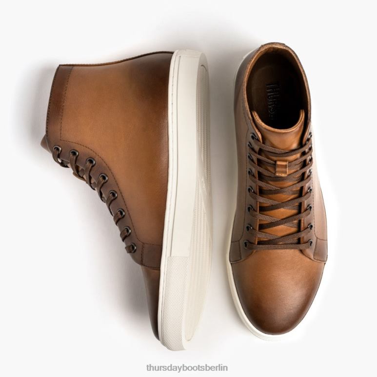 Thursday Boots Premier High Top Frauen DLHT474 Schuhe Toffee