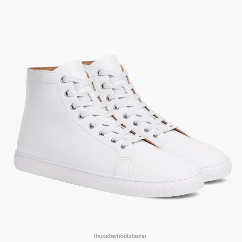 Thursday Boots Premier High Top Frauen DLHT475 Schuhe Weiß