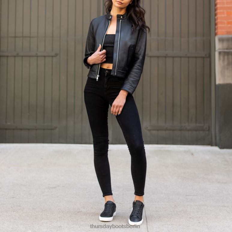 Thursday Boots Premier Low Top Frauen DLHT450 Schuhe Schwarz