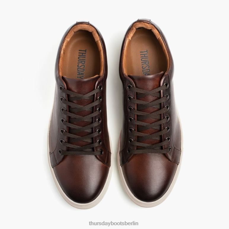 Thursday Boots Premier Low Top Frauen DLHT452 Schuhe Kaffee