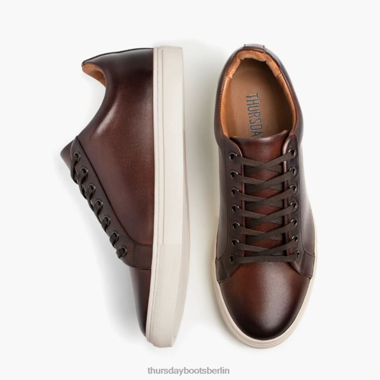 Thursday Boots Premier Low Top Frauen DLHT452 Schuhe Kaffee