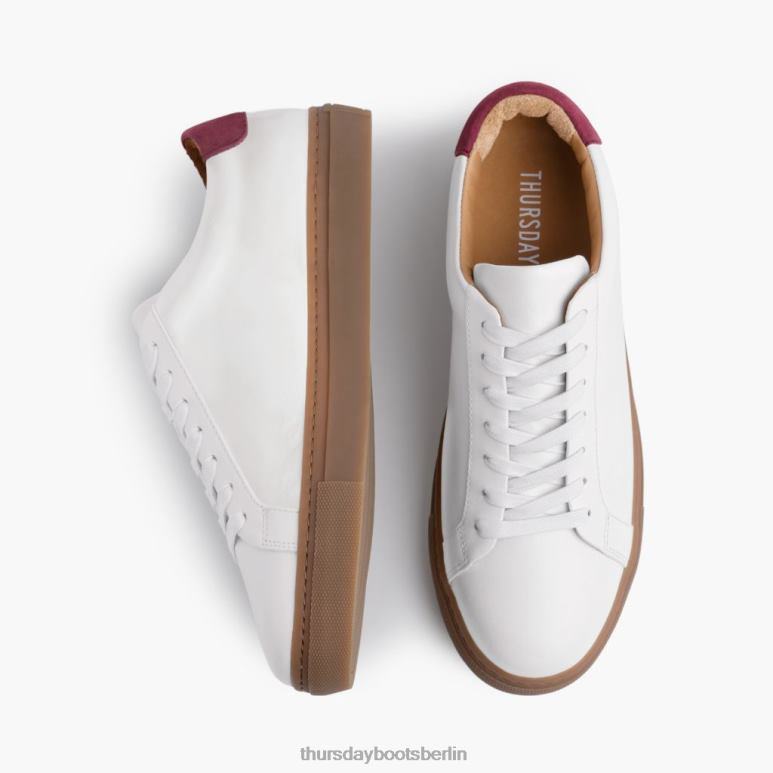 Thursday Boots Vermächtnis Frauen DLHT460 Schuhe Weiß x Burgund