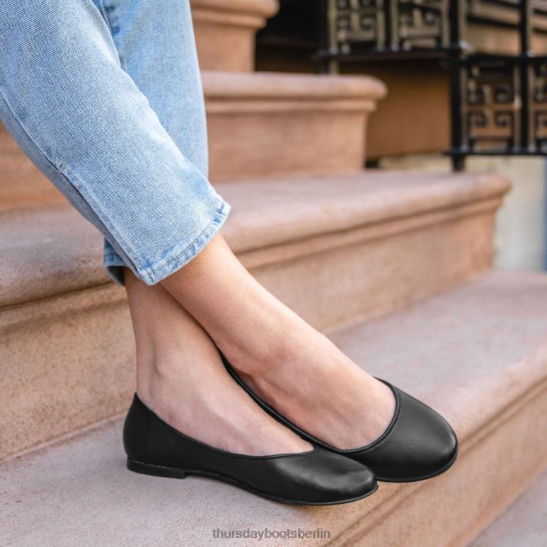 Thursday Boots feliz Frauen DLHT476 Schuhe Schwarz