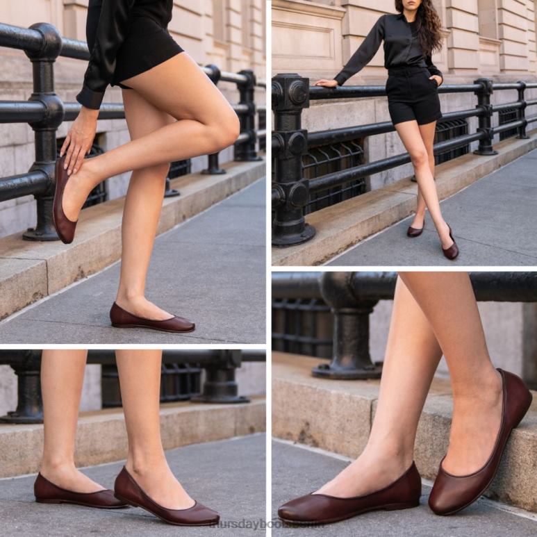 Thursday Boots feliz Frauen DLHT477 Schuhe Wein