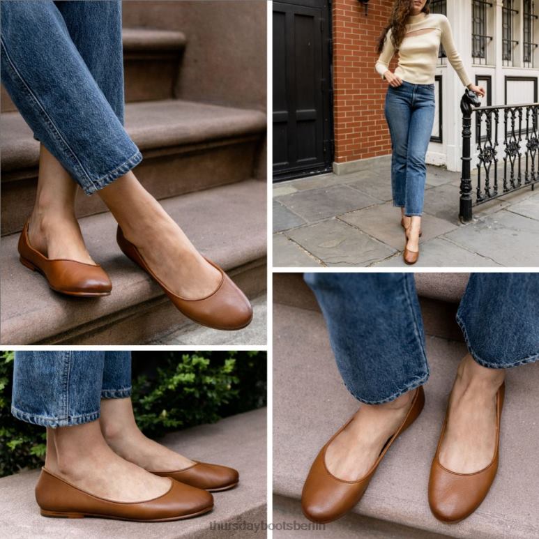 Thursday Boots feliz Frauen DLHT478 Schuhe Toffee